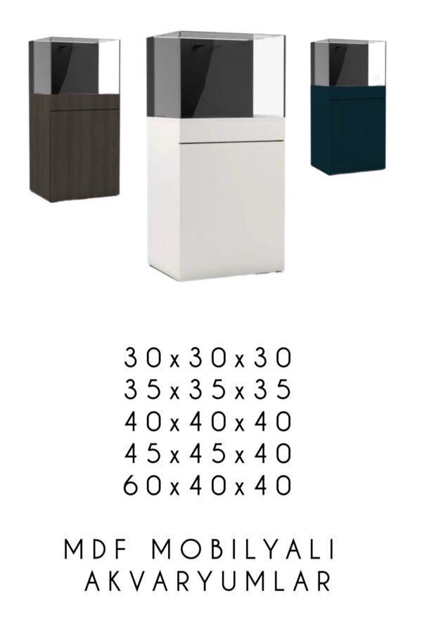 30x30x30 MDF MOBİLYALI ULTRACLEAR AKVARYUM